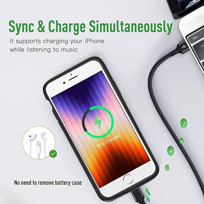 Battery Case for iPhone 7/8/6s/6/SE 2020/SE 3, Rechargeable Smart Extended - Image 6