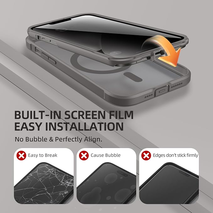 BERFY Magnetic for iPhone 13 Pro Max Case, Compatible - Image 5