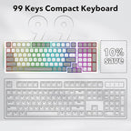 HUO JI Z-99 Wired Mechanical Keyboard, Creamy Sound, Hot Swappable Pre-lubed - Image 8