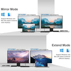 WAVLINK DisplayLink Laptop Docking Station Dual 4K@60Hz, 100W PD Charging - Image 5