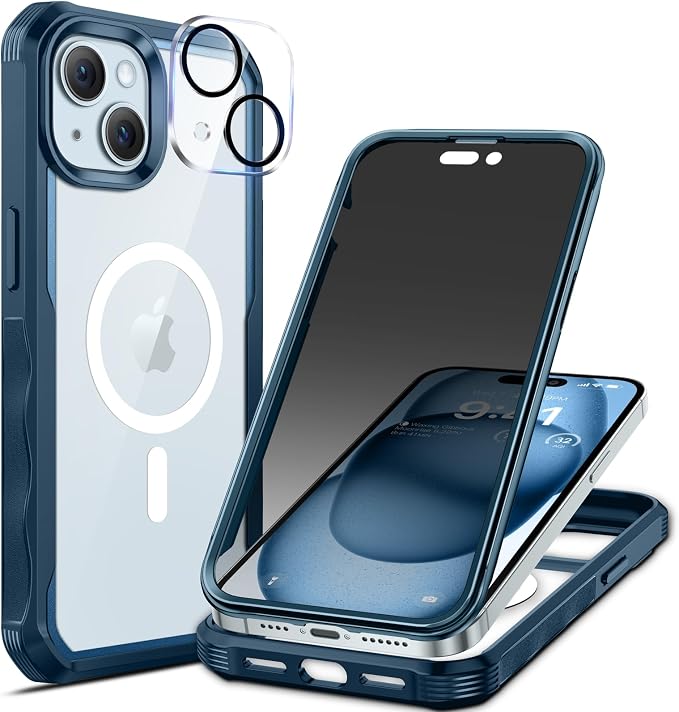seacosmo for iPhone 15 Plus Case, Full Body Bumper by Seacosmo