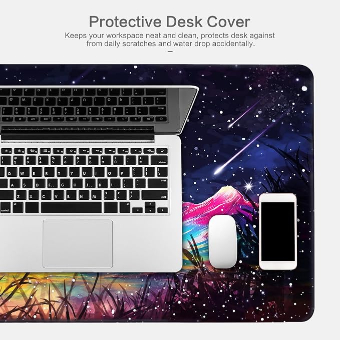 Lokigo Desk Pad Moon Meteor, Big Mouse Pad Mountains Boys Girls Extended Large - Image 6