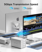 ORICO 4Bay RAID External Hard Drive Enclosure USB3.0 - Image 4