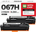 067H Toner Cartridge Black 2-Pack by INKBAY