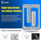 LV1 Low Voltage Mounting Bracket 1 Gang – Single Gang Drywall Brackets - Image 6