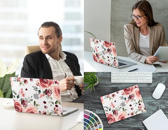 CISSOOK Matte Frosted Floral Hard Shell Case - Image 5