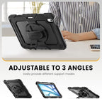 timecity Case for iPad Air 11 Inch M3/ M2, 360° Rotating Stand, Pencil Holder & - Image 4