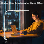 EppieBasic LED Double Head Architect Lamps, Extra Bright Workbench Office - Image 8