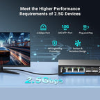 6 Ports 2.5Gb Unmanaged Ethernet Switch - Image 4