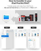 USB C SD Card Reader, 5 in 1 USB-C to Memory Card Adapter - Image 8