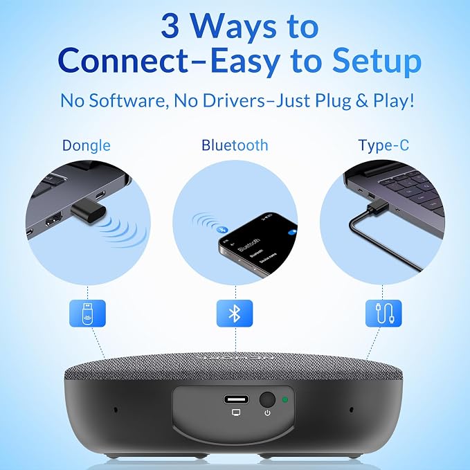 Bluetooth Conference Speakerphone - Image 4