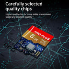 2 Pack TF Card 8GB with Adapter, High Speed Memory Card, UHS-I C10 A1 Memory TF - Image 3