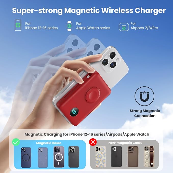 Magnetic Portable Charger 10800mAh - Image 6