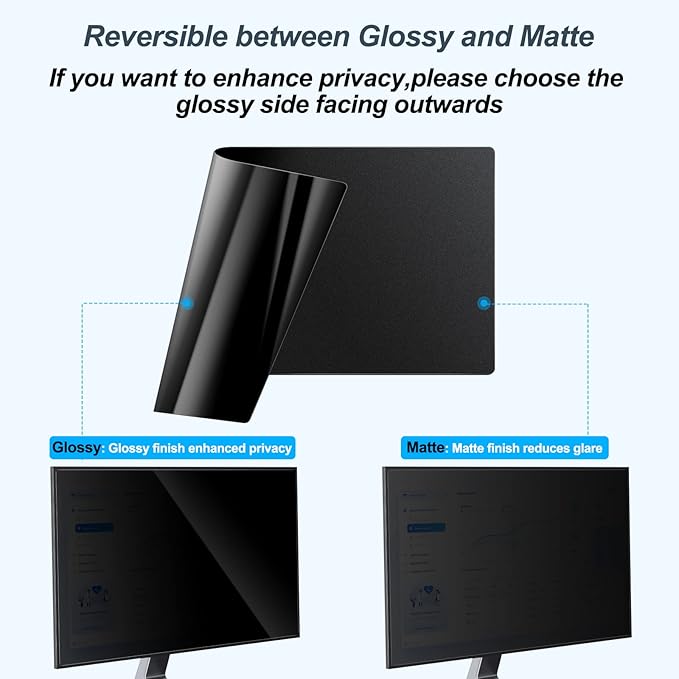 23.8 Inch Privacy Screen for Monitor Computer Screen Privacy Filter for 16:9 - Image 4