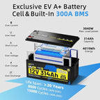 12V 314Ah LiFePO4 Lithium Battery - Image 3