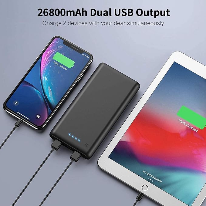 Portable Charger Power Bank 26800mah, Ultra-High Capacity Safer External Cell - Image 4