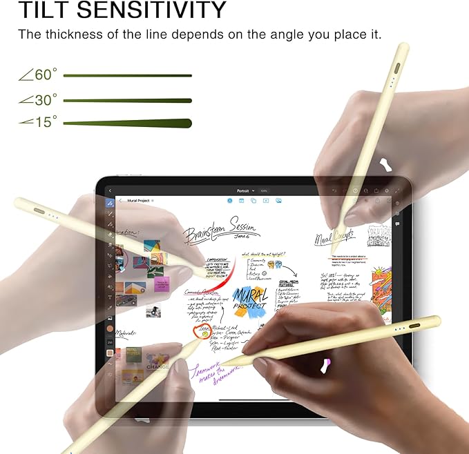 Pen for iPad 2018-2025, HATOKU 15 Mins Fast Charging Pencil 1st Gen - Image 5
