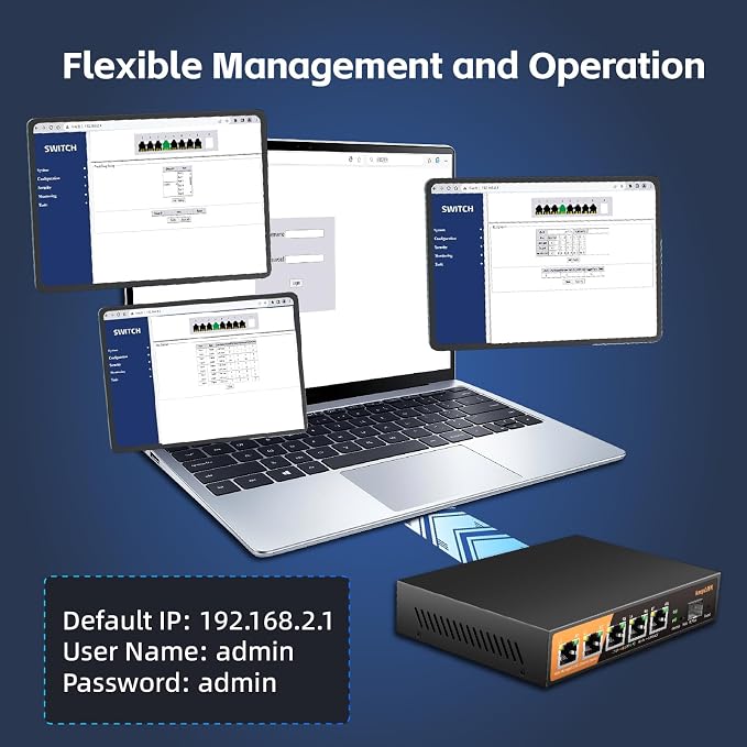 6 Port 2.5G Web Smart Managed Ethernet Switch - Image 8