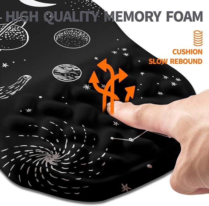 Ergonomic Slope Mouse Pad Wrist Support, Wrist Rest Mousepad - Image 3