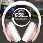 Wireless Bluetooth Headphones Over Ear 65H Playtime HiFi Stereo Headset - Image 3