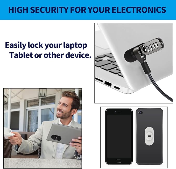 5Pack Anti Theft Self-Adhesive Security Plate - Image 4