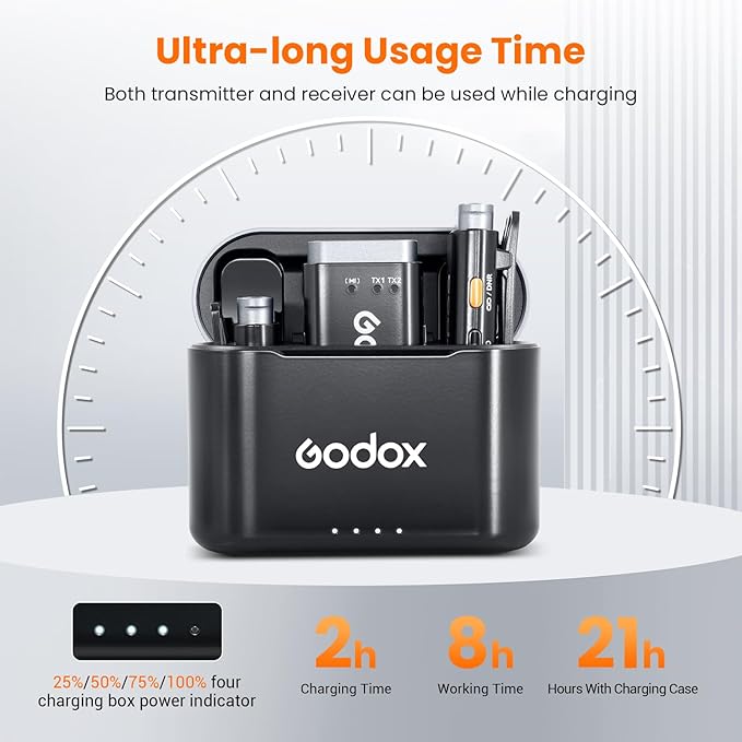 GODOX WEC KIT2 Wireless Microphone - Image 8