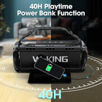 W-KING Bluetooth Speaker, 90W Max Loud Portable Speakers Bluetooth Wireless - Image 6