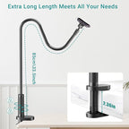 Gooseneck Phone Holder for Bed, Magnetic Cell Phone Stand for iPhone 16 15 14 - Image 3