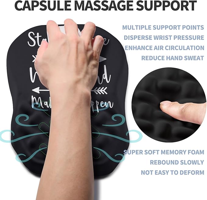 Ergonomic Raised Mouse Pad Wrist Support - Image 3