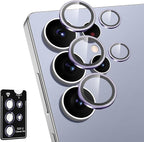 for Samsung Galaxy S25 Ultra Camera Lens Protector, Individual Metal Ring by Btscase