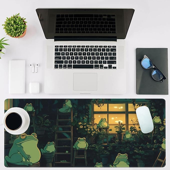 Mouse Pad Large Cute Frogs Non-Slip Game Desk Mat - Image 2