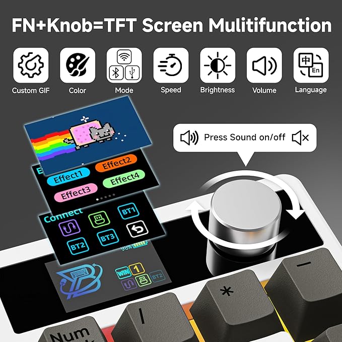 BOYI TD31Pro Mechanical Number Pad, RGB HotSwap Numpad - Image 3