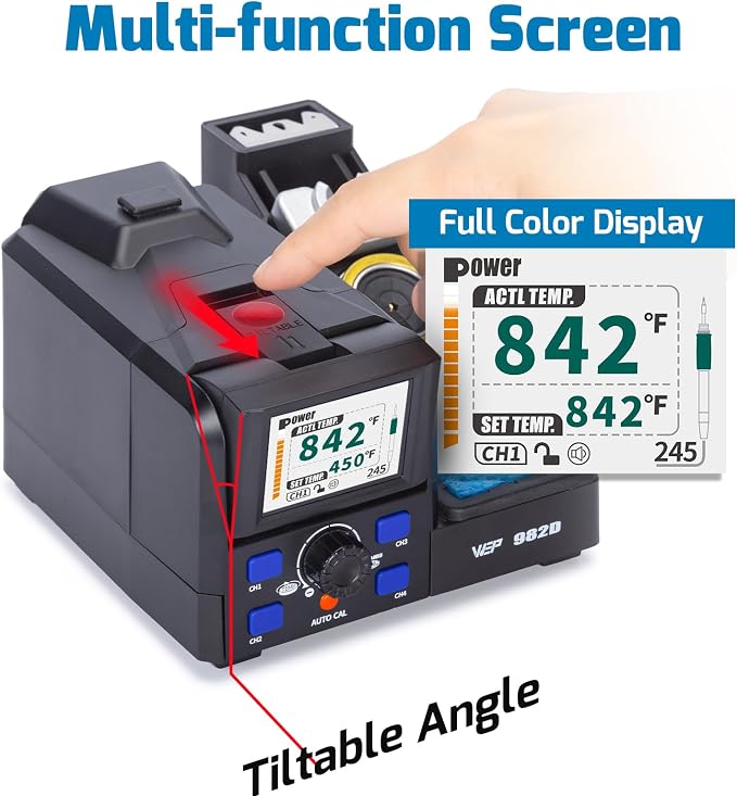 WEP 982D Precision Soldering Station - Image 5
