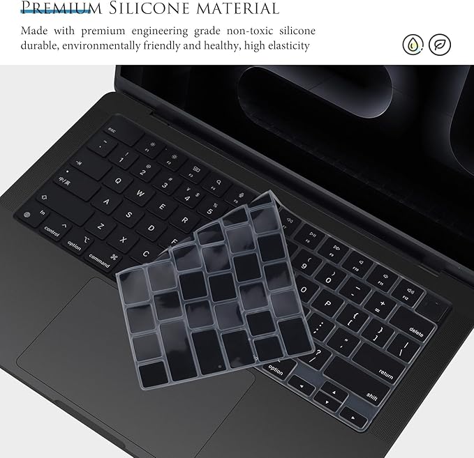 Keyboard Cover for 2024 2023 2022 2021 MacBook Pro 14 inch M4 M3 M2 M1 Pro/Max - Image 3