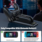 3 in 1 Controller Charger for Nintendo Switch 2 JoyCon/Pro, Charging Dock - Image 2