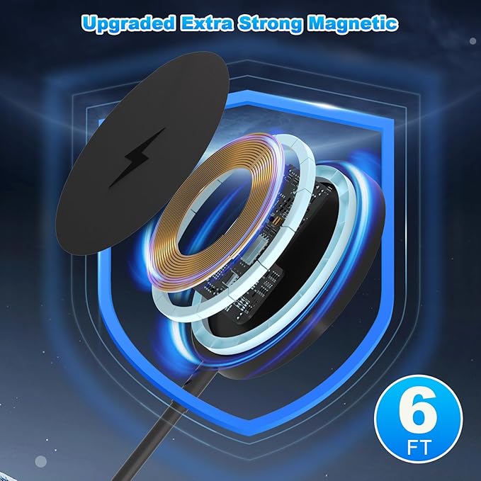 Magnetic Wireless Charger for iPhone 17 16 - Image 6