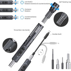 Metal Small Ratchet Screwdriver Set, JAKEMY Portable Ratcheting Screwdriver Kit - Image 3