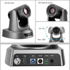 10X PTZ Conference Webcam with 3G-SDI/HDMI/USB Output, 1080P PTZ Live Streaming - Image 2