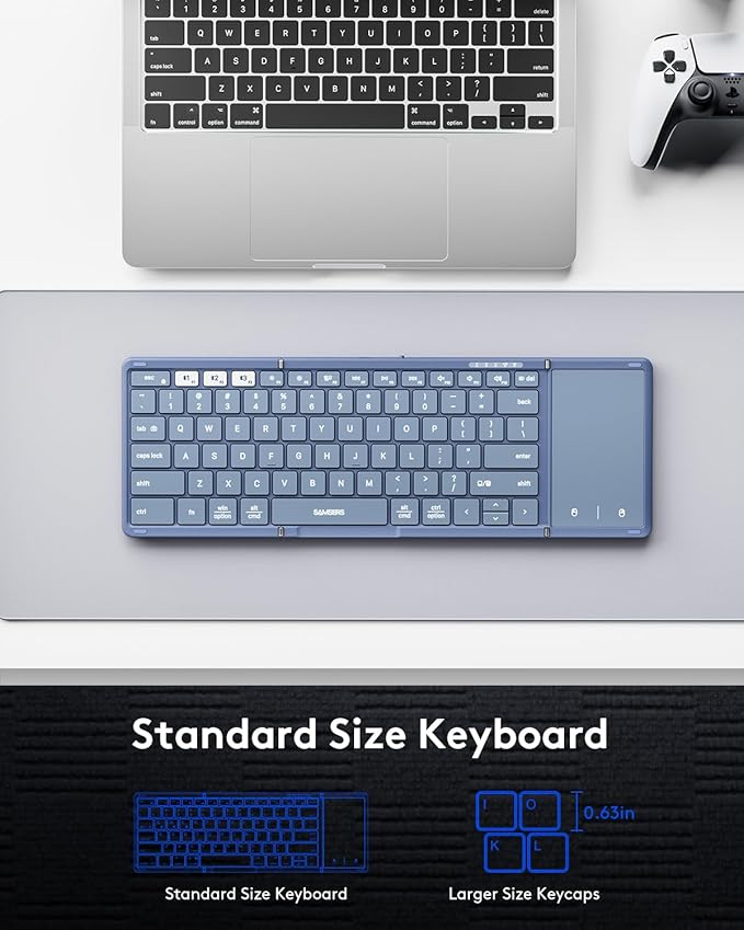 Samsers Foldable Bluetooth Keyboard - Image 4
