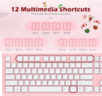 Computer Keyboard Wired, Plug Play USB Keyboard, Low Profile Chiclet Keys - Image 4