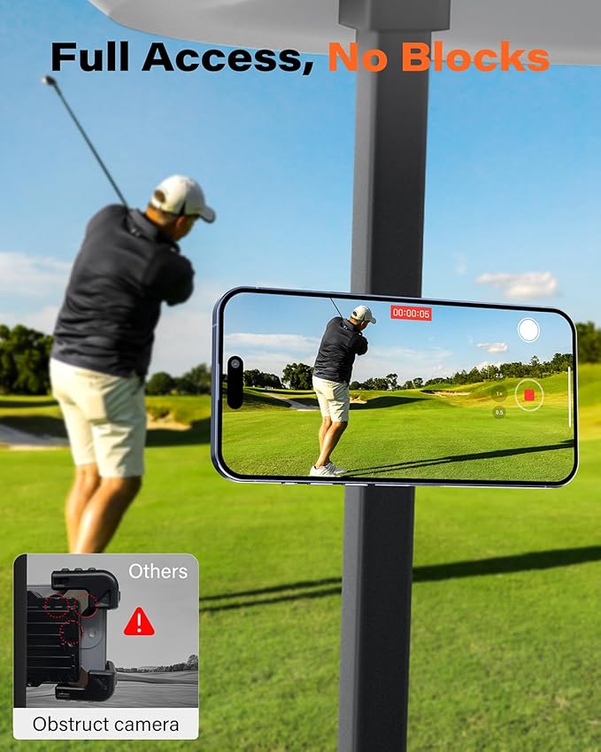 A2C Alloy Magnetic Golf Cart Phone Holder Compatible - Image 4