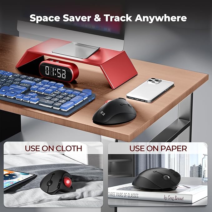 seenda Wireless Trackball Mouse Ergonomic - Image 4