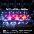 SteelSeries Apex Pro Gen 3 OmniPoint 3.0 HyperMagnetic Switches — Adjustable - Image 5