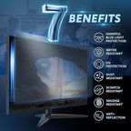 [2 Pack 24 inch Removable Anti-Glare Blue Light Screen Protector - Image 4