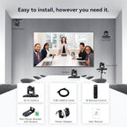 TONGVEO 4K PTZ Camera with AI-Powered Auto-Tracking 5X Digital Zoom USB 3.0 - Image 9