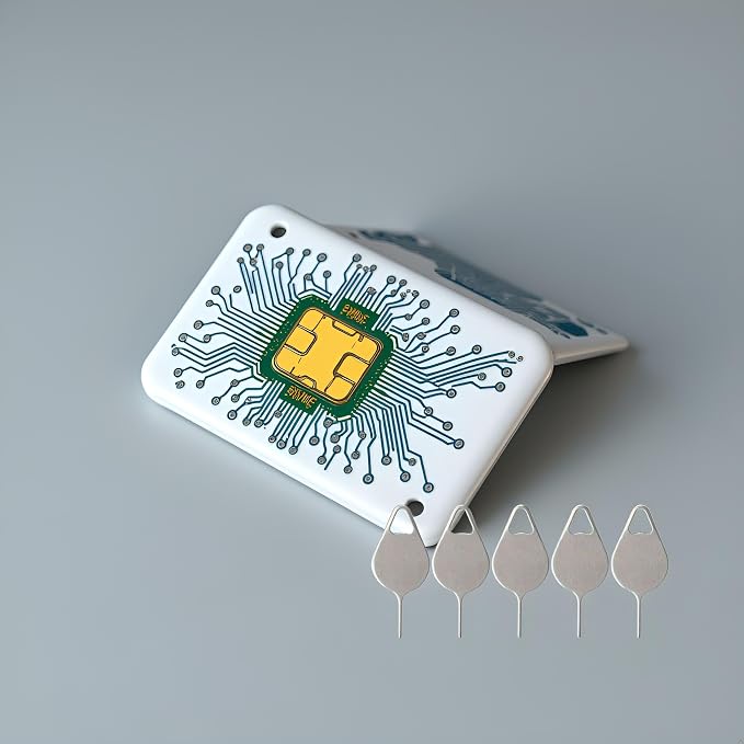5 Pcs Silver Card Needle, Sim Card Tray Opening Removal Tool, Eject Pin Tool - Image 3