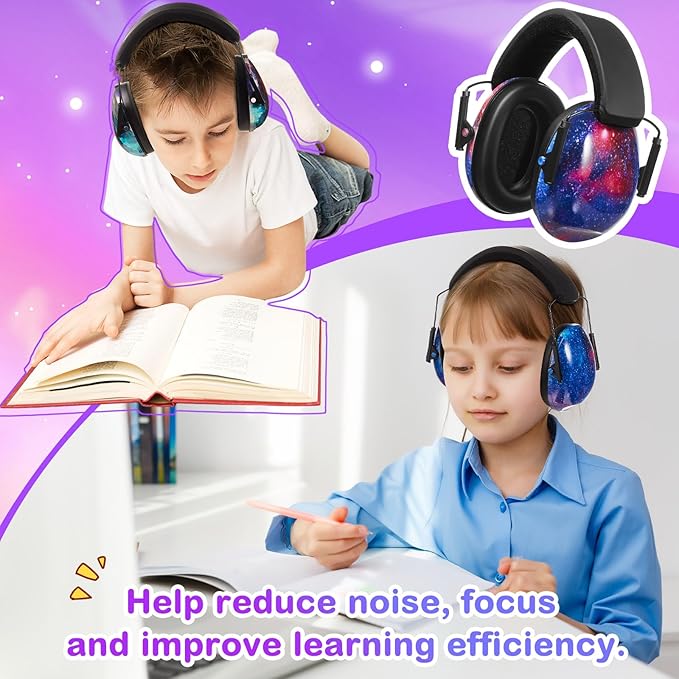 Amylove 12 Pcs Kids Ear Protection Noise Cancelling Headphones Ear Muffs Bulk - Image 4