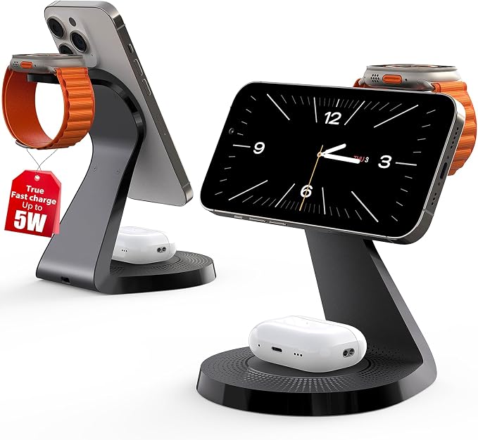 3 in 1 Charging Station for Apple Devices by PEFERIDA