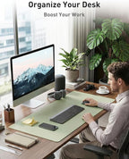 Aothia Faux Leather Desk Mat - Image 3