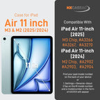 HXCASEAC Case for iPad Air 11 inch, Shockproof Design - Image 2